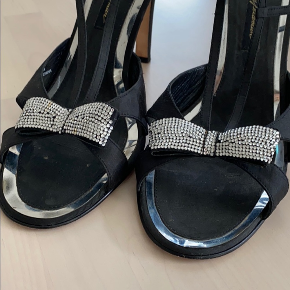Bow and Ballroom heels. Great for the holidays in great condition!